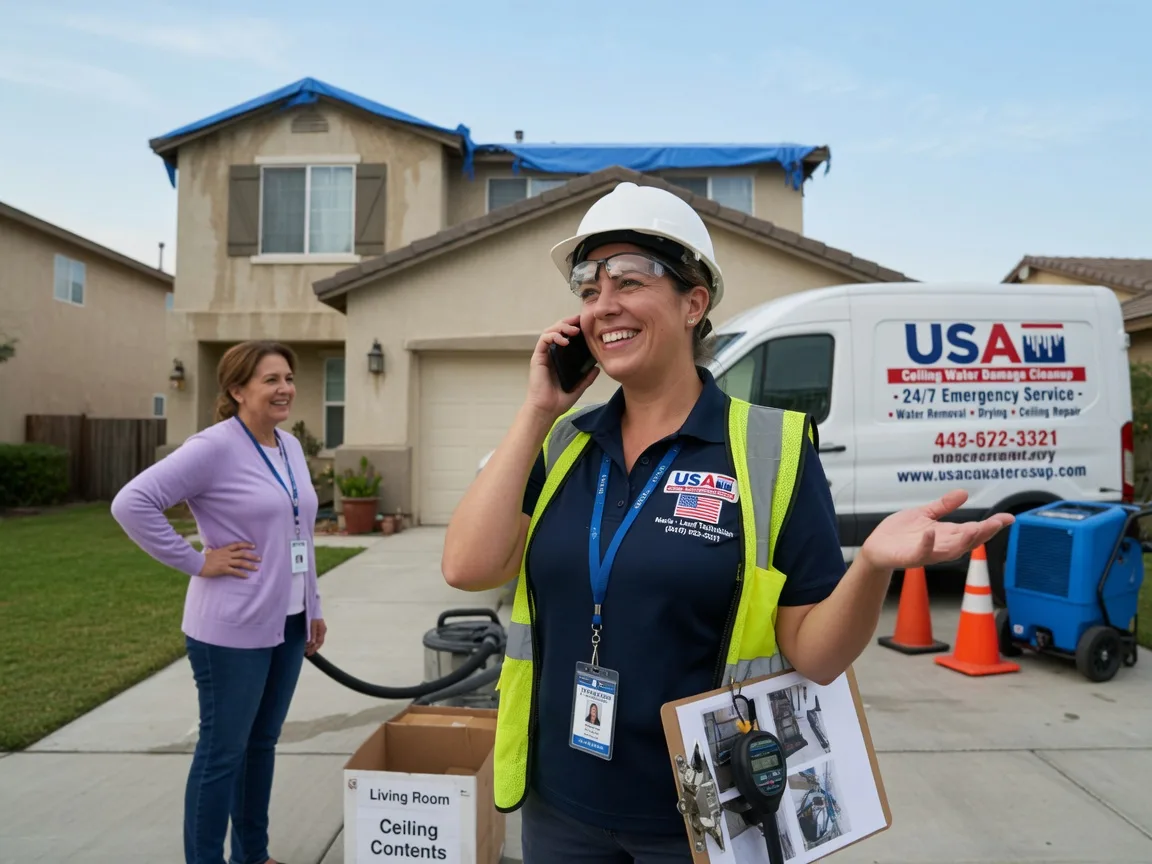 Ceiling Water Damage Restoration Sciota, IL FAQs